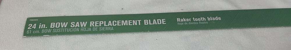 Ace 24 in. Raker Tooth Bow Saw Replacement Blade